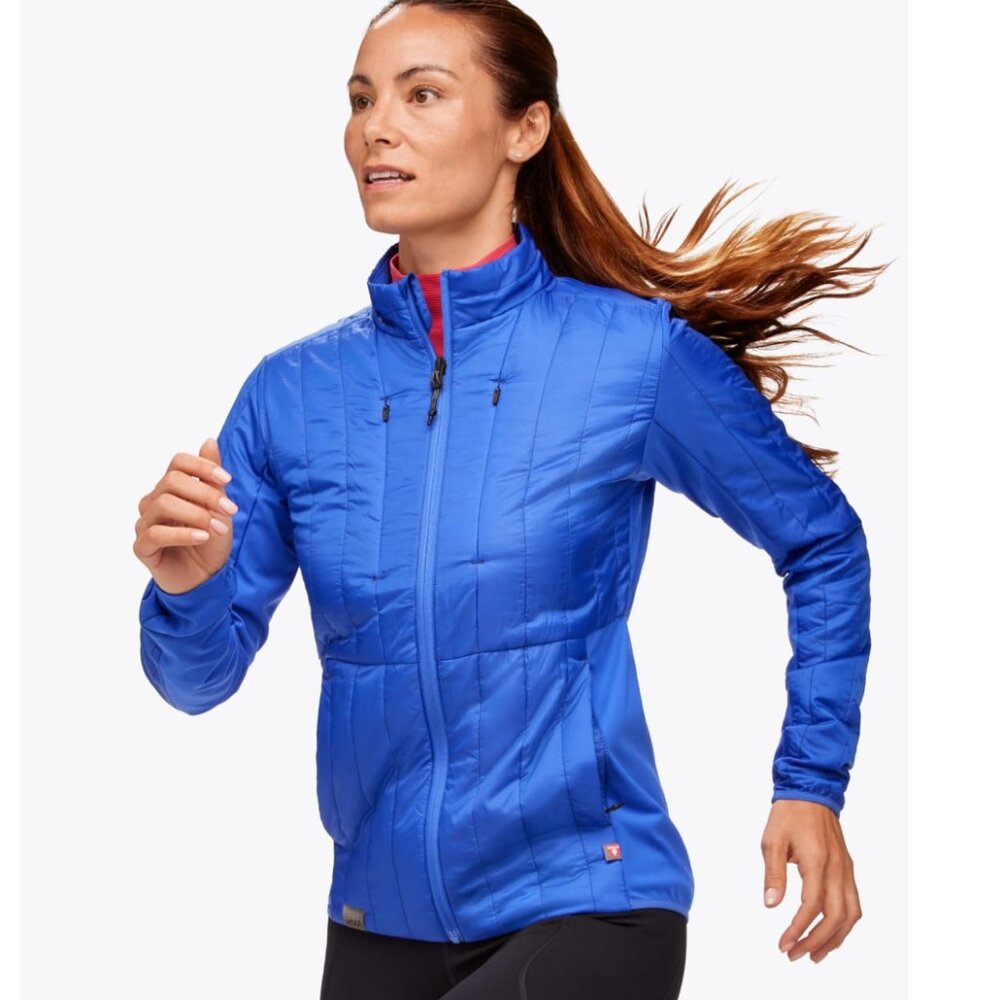 HOKA Coldsnap Jacket sz S Dazzling blue